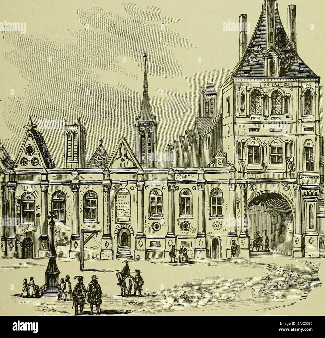 L'histoire de la France du règne de Clovis, 481 A.D., à la signature de l'armistice, novembre 1918 . Elle s'est mise sur la plate-forme aussi légèrement que ses bras de pin et son long éoiriise le permettent. Lorsque l'exécuteur testa le mouchoir qui couvrait sa nuckablush, il la répandait. En un instant forte la flung vers le bas sur la planche, la lame est tombée, et de son cou un jet de sang stimulé. Le bourreau, whawaas encore plus brutal que de telles personnes sont habituellement, saisissela tête par les cheveux, l'a tenu devant le peuple, et a sablé les pauvres cheeks morts avec son han ouvert Banque D'Images