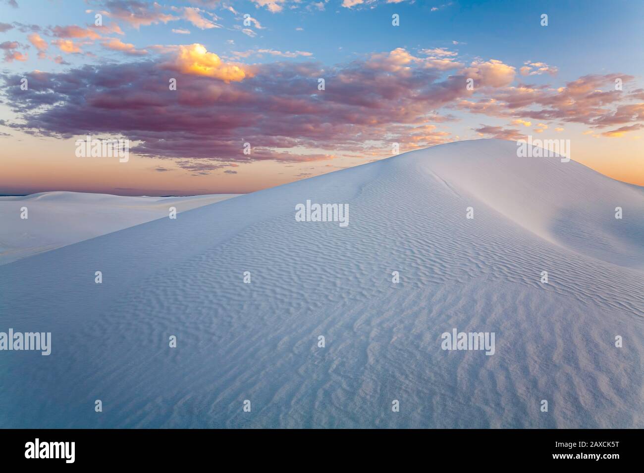 Dunes de sable, White Sands National Park, Alamogordo, Nouveau Mexique, USA Banque D'Images