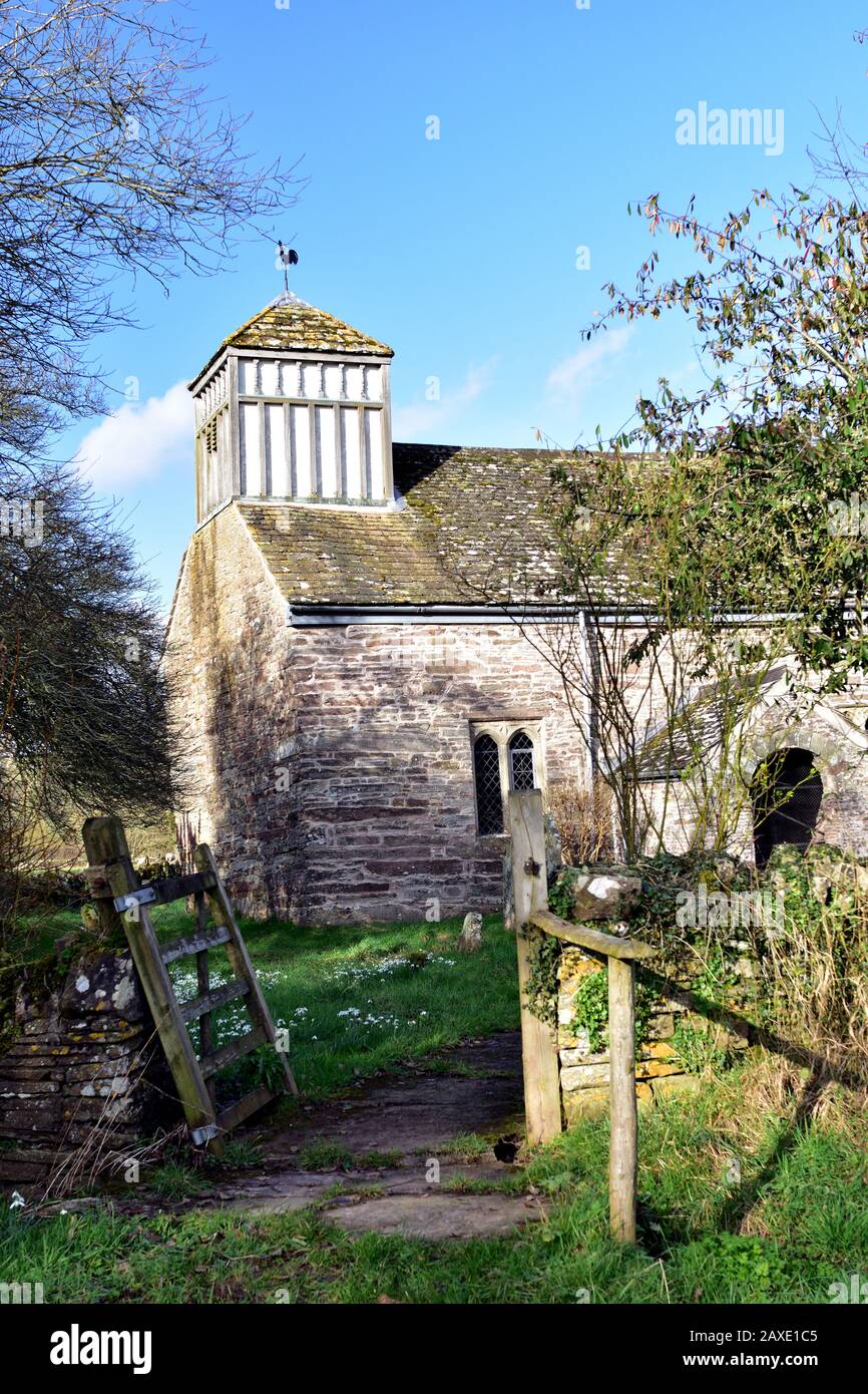 Église Saint-Jacques, Llangua, Pays de Galles, Royaume-Uni Banque D'Images