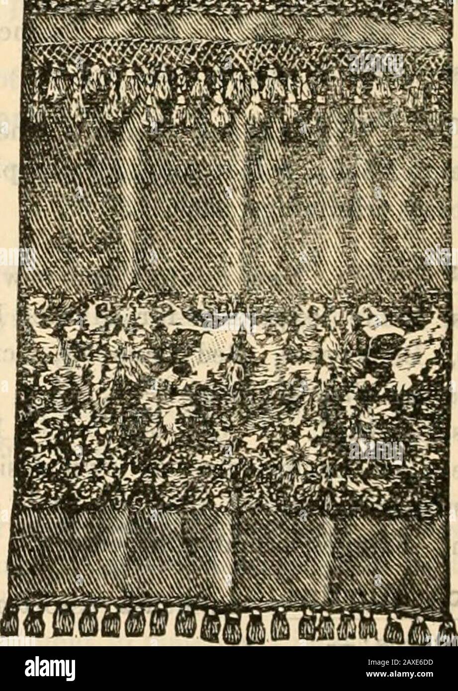 Liste de prix. . Derby à deux tons, dans toutes les couleurs, très sensible, 0,50 pouces de large, . 62 jc par yard. MF A 4 TSQ. No 1,50. Chenille Portiferes, comme abovecut, 48 pouces de large, 3 yards de long, toutes les couleurs, 3 $ par paire. ^ Crétons Américains, Anglais Et Français. I Crétons américains, 31 pouces de large, 15 c par yard.Crétons anglais, 31 pouces de large, 25 et 37^c par yard.Crétons français, 31 pouces de large, 50 et 75 c par yard. 2^= Lisez à propos de nos prix de commande de centre commercial à l'intérieur de la dernière couverture. JORDAN, MARSH AND COMPANY, 135 SELLERIE A^D DRAPERY-CONTINUED.PORTIERES. Banque D'Images