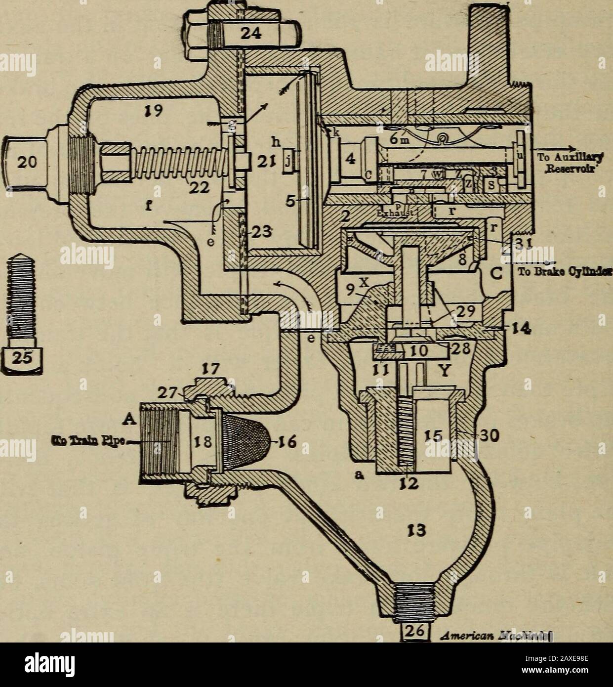 Cyclopedia de l'ingénierie des locomotives, avec des questions et des  réponses d'examen; un manuel pratique sur les soins de construction et la  gestion des locomotives modernes . triple action K. La différence,