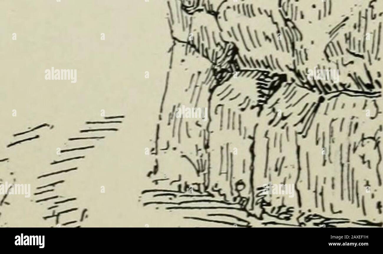 Villes romaines en Italie et en Dalmatie . Plaque VIII Segni, porte de ville, avant 500 B. C. VILLES ROMAINES 53 d'accès: C'est-à-dire, ils n'ont pas mis à l'échelle le mur, ils n'ont pas non plus traversé une porte? Maintenant, il y a dans tous ces murs certaines petites portes qui ne sont manifestement pas des moyens ordinaires d'accès. Dans la citadelle d'Alatri il y a une ouverture atquit une hauteur au-dessus du niveau de la ville. Il y a un oneon sur le côté gauche de la porte principale dans les murs atNorba et Signia, à travers lequel on entre le long du passage souterrain. Il y a d'autres otherines les murs de la ville de Ferentinum, Aletrium, Circeiiiiet d'autres villes. C'est tout Banque D'Images