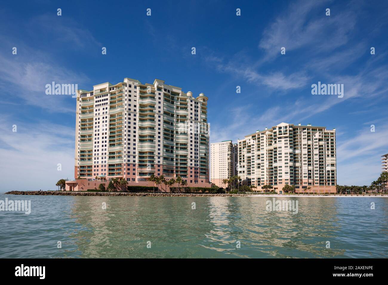 Cape Marco appartements à Marco Island, Floride Banque D'Images