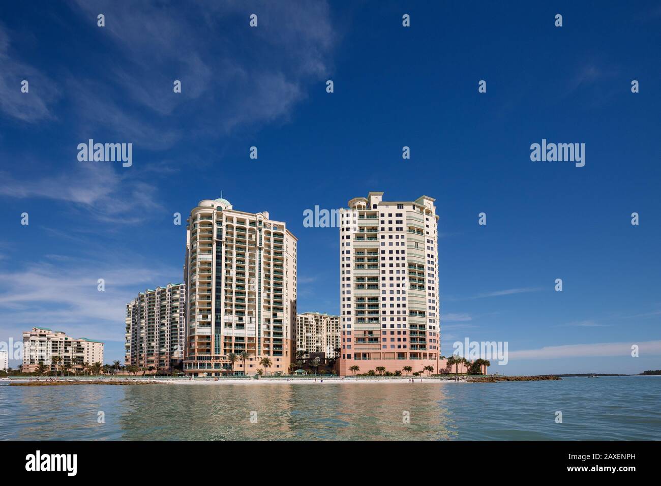 Cape Marco appartements à Marco Island, Floride Banque D'Images