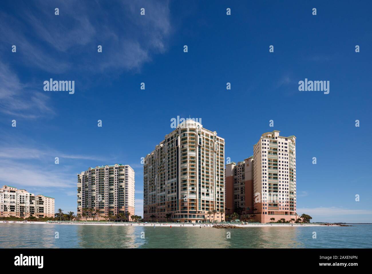 Cape Marco appartements à Marco Island, Floride Banque D'Images