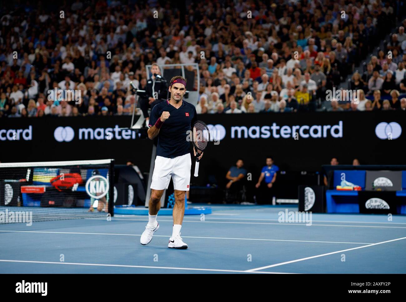 Roger FEDERER (SUI) lors de l'Open d'Australie 2020 Banque D'Images