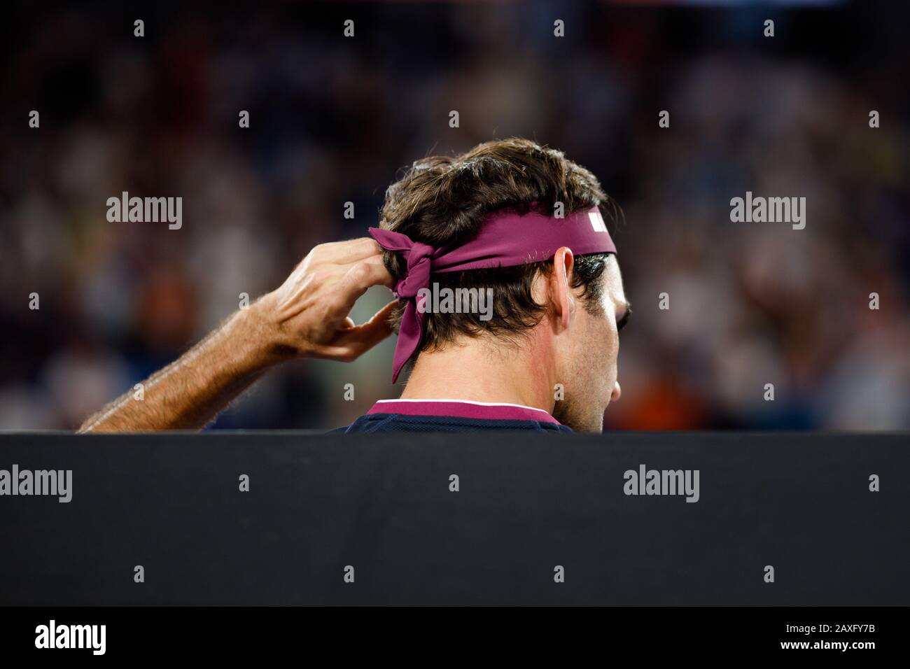 Roger FEDERER (SUI) lors de l'Open d'Australie 2020 Banque D'Images