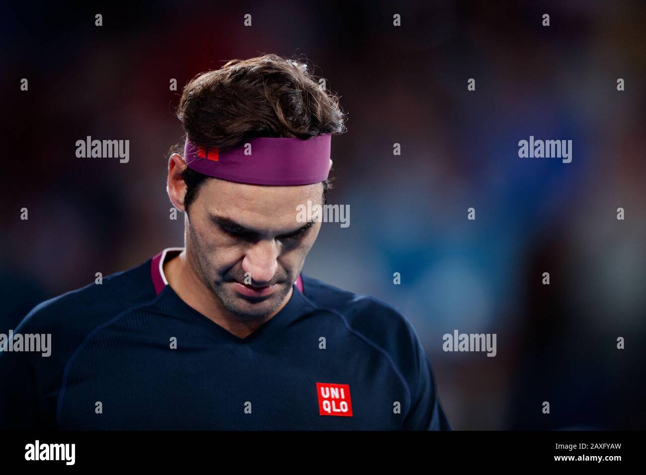 Roger FEDERER (SUI) lors de l'Open d'Australie 2020 Banque D'Images