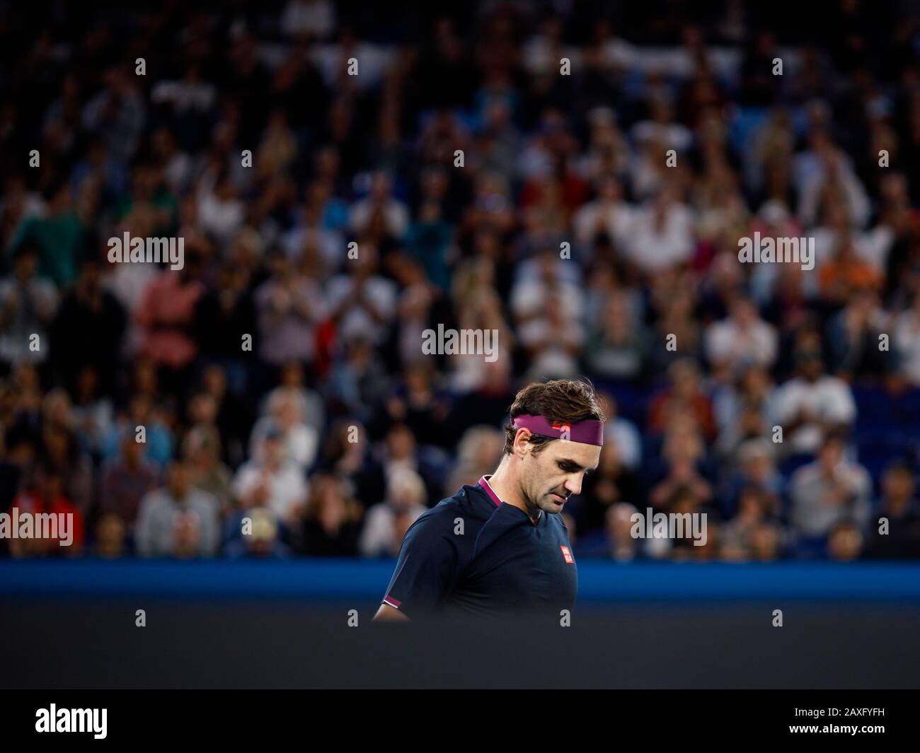 Roger FEDERER (SUI) lors de l'Open d'Australie 2020 Banque D'Images