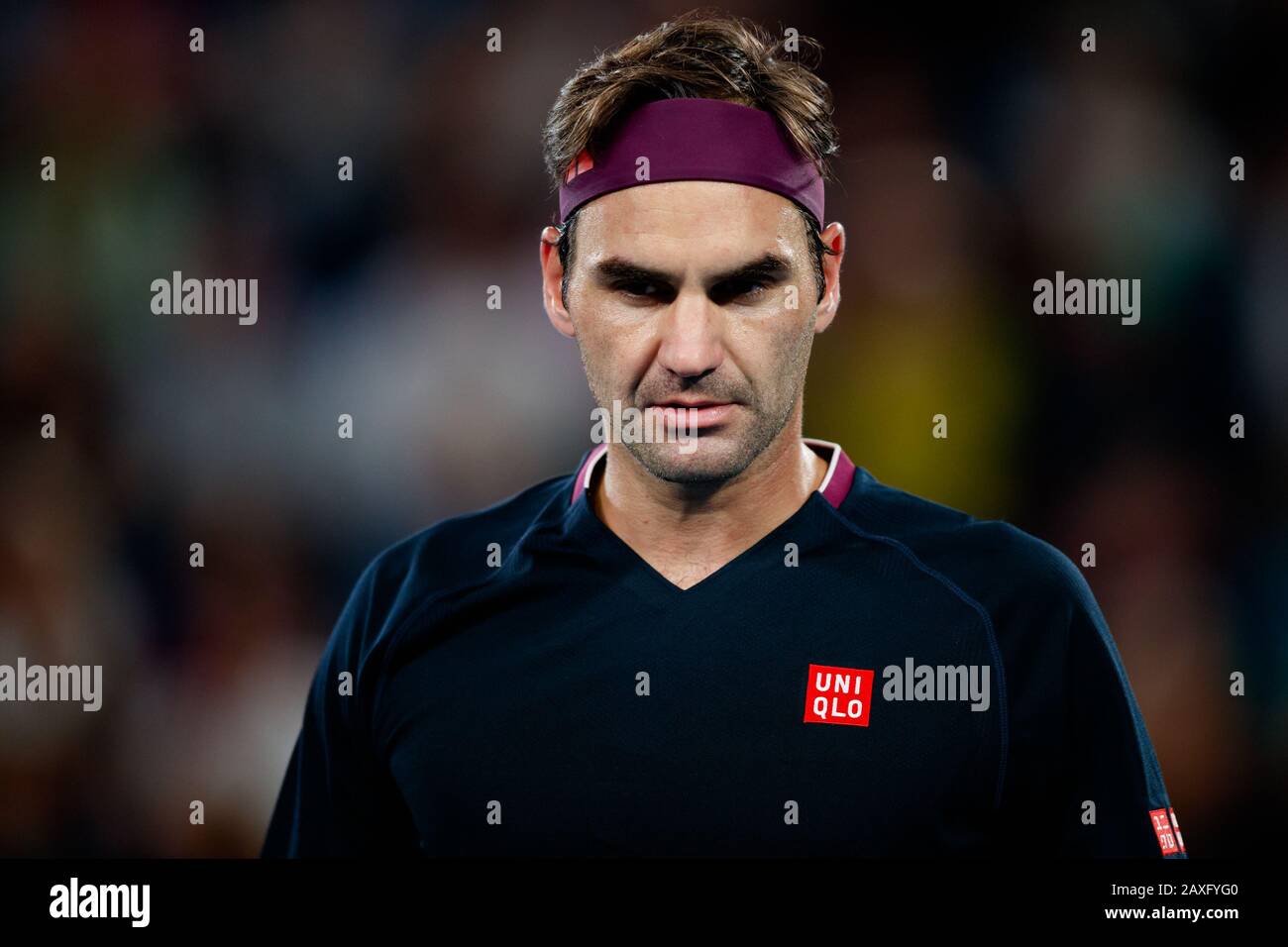 Roger FEDERER (SUI) lors de l'Open d'Australie 2020 Banque D'Images