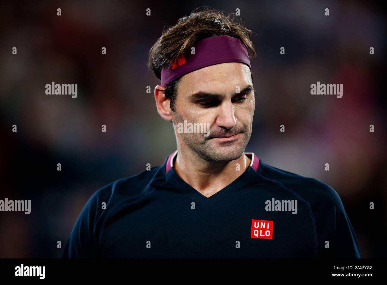 Roger FEDERER (SUI) lors de l'Open d'Australie 2020 Banque D'Images
