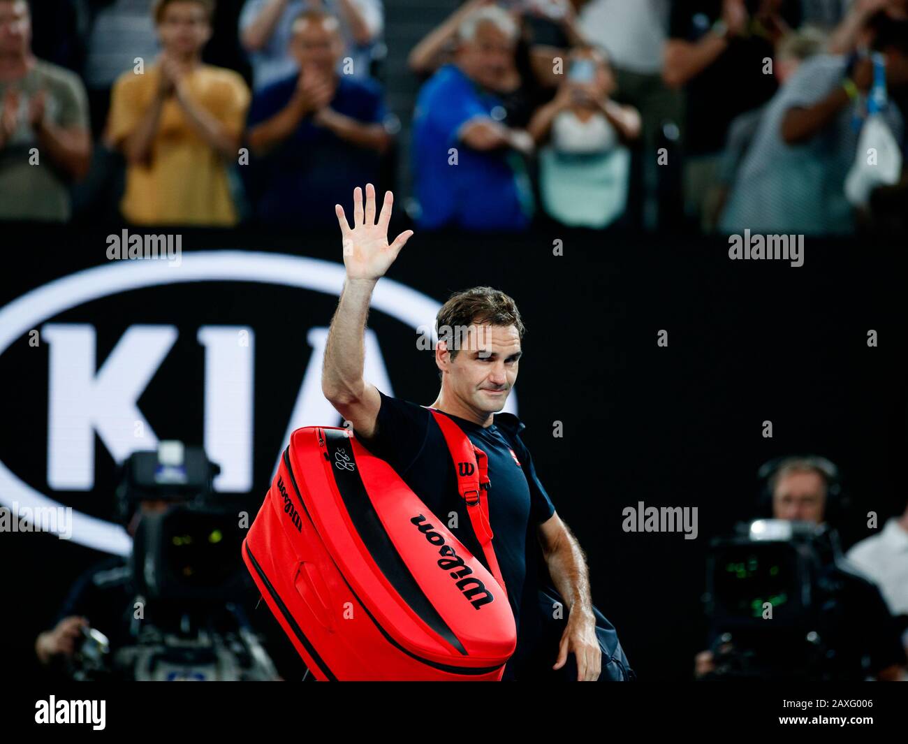 Roger FEDERER (SUI) lors de l'Open d'Australie 2020 Banque D'Images