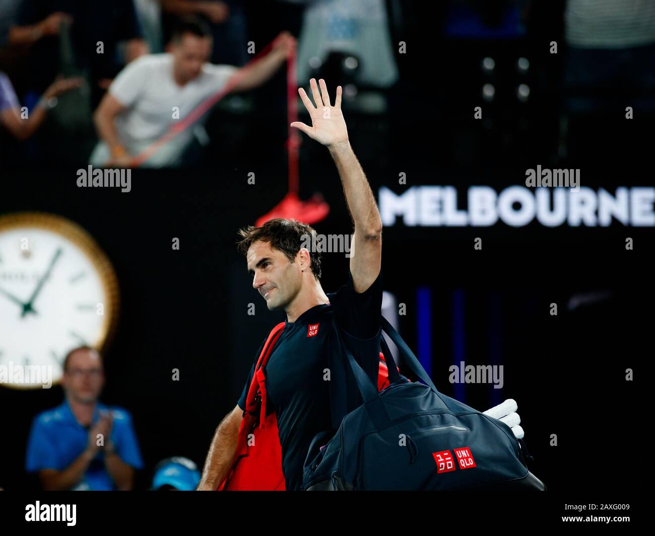 Roger FEDERER (SUI) lors de l'Open d'Australie 2020 Banque D'Images