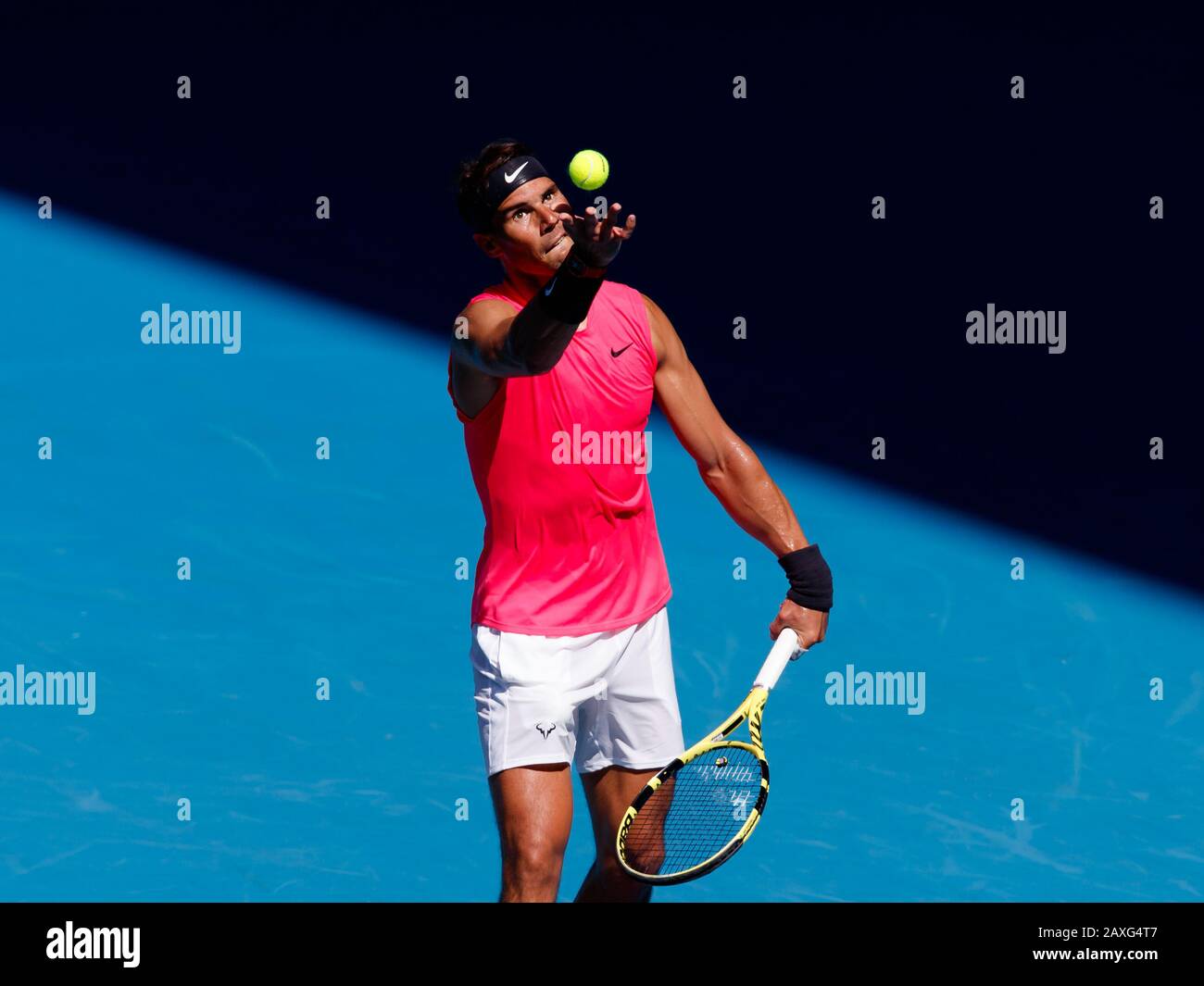 Rafael NADAL (ESP) lors de l'Open d'Australie 2020 Banque D'Images