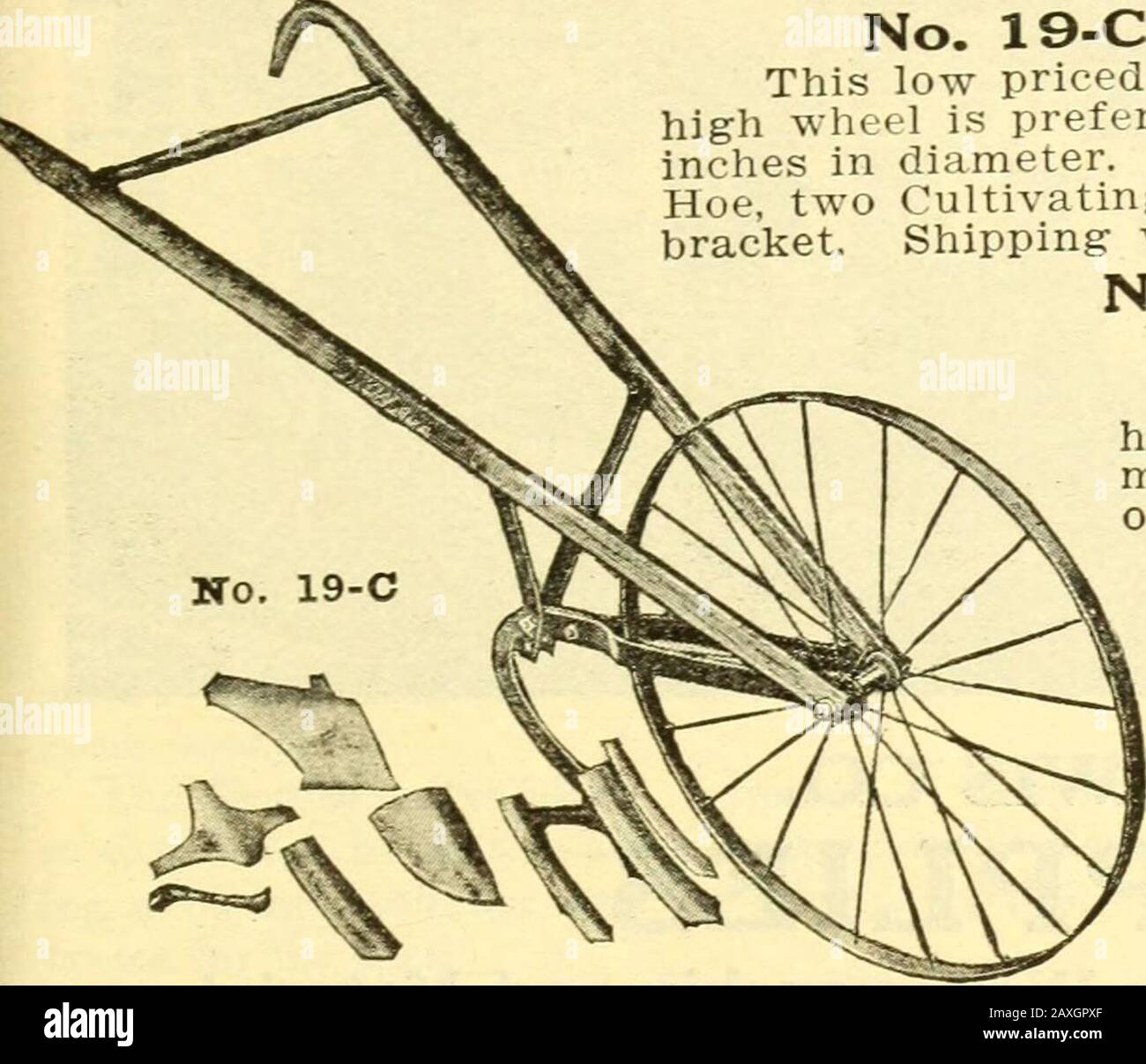 Catalogue annuel complet de Lilly : semences engrais stock aliments abeilles fournitures spray matériels volaille fournitures . Il a été équipé de l'outil n° 4. Peut être utilisé avec l'un des outils mentionnés ci-dessus pour la Fig. 134. 5,00 $ Pig. 145 charrue d'ouverture pour semences SowingOnion pour jeux. Peut être utilisé avec les semoirs n° 6, n° 7, n° 15, n° 16 et n°. 22. 0,50 $ Pig. 184 accessoire de distributeur d'engrais.peut être fixé au châssis de roue simple des outils n° 15, n° 16, n° 17, n° 18, n° 20, n° 21 ou n° 28. Ne peut pas être utilisé en même temps que le semoir est utilisé. 5,40 $ Pig. 369 Cultivation De Disque De Jardin Banque D'Images