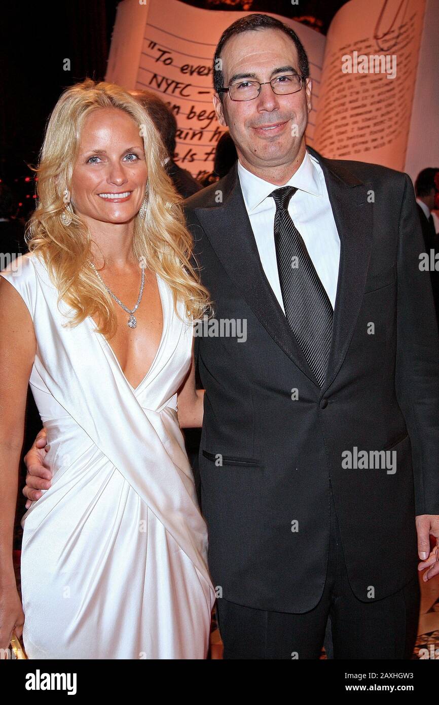 New York, NY, États-Unis. 16 Septembre 2008. Heather DeForest Crosby, Steven Mnuchin au neuvième Gala annuel des New-Yorkais pour les enfants à Cipriani 42ème rue. Crédit: Steve Mack/Alay Banque D'Images