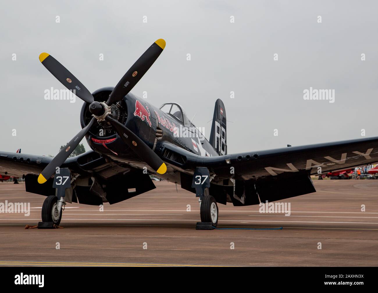 Red Bull Chance Vght F4u-4 Corsair Banque D'Images
