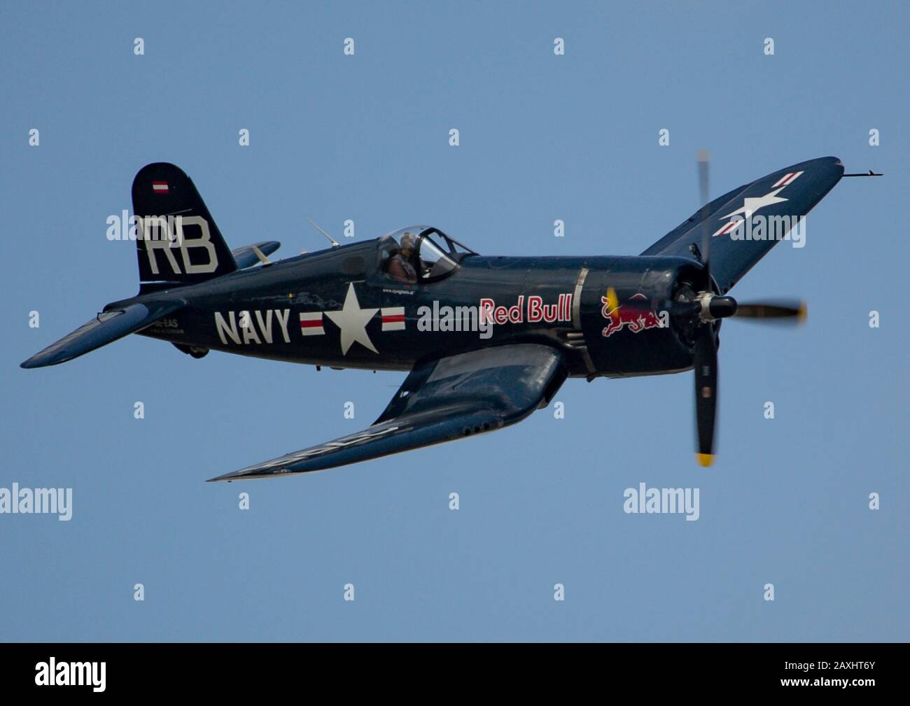 Red Bull Chance Vght F4u-4 Corsair Banque D'Images