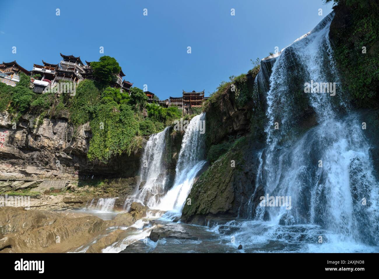 L'Eau De Furongzhen À Hunan Chine Banque D'Images