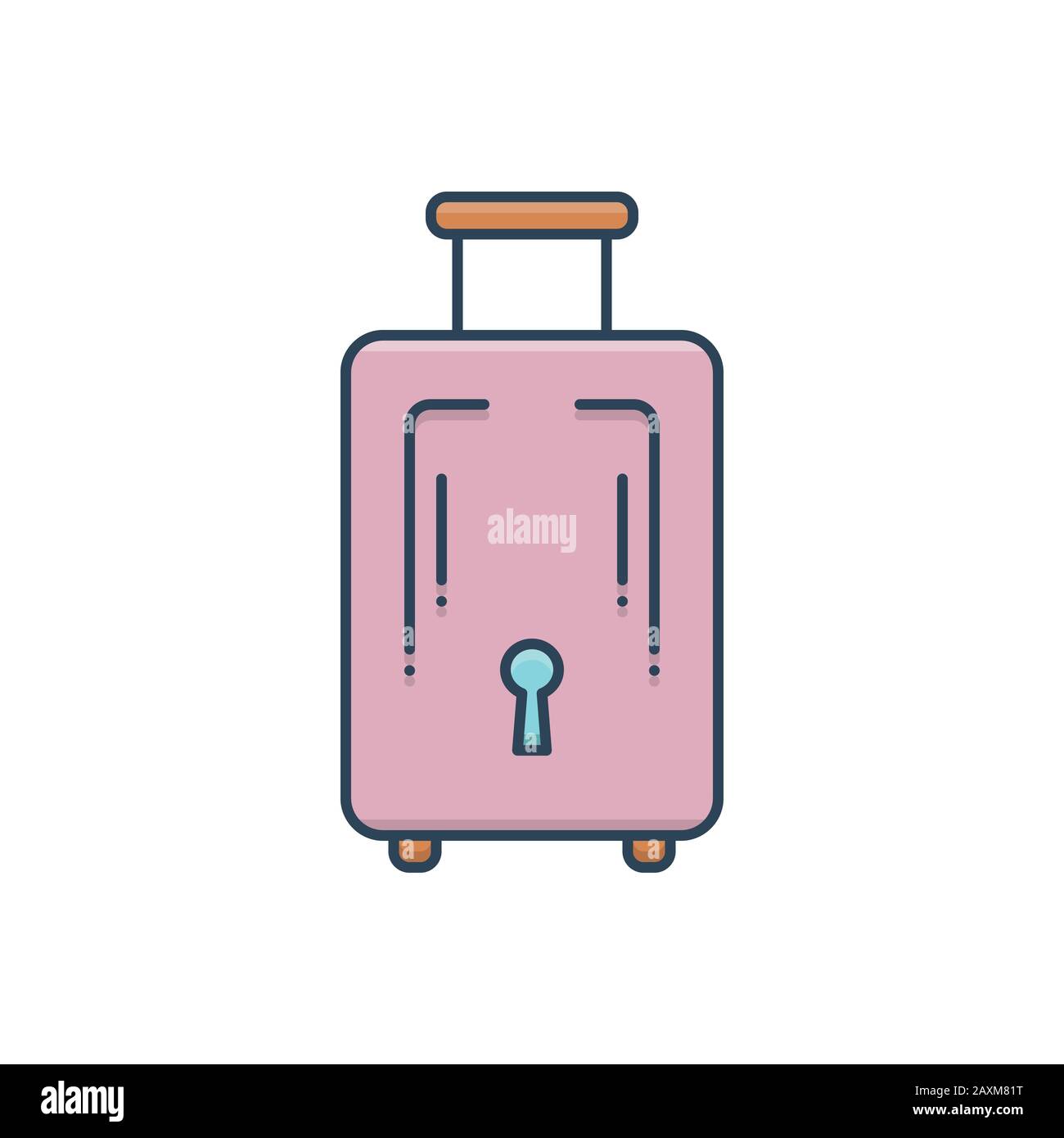 Illustration de l'assurance bagages Illustration de Vecteur