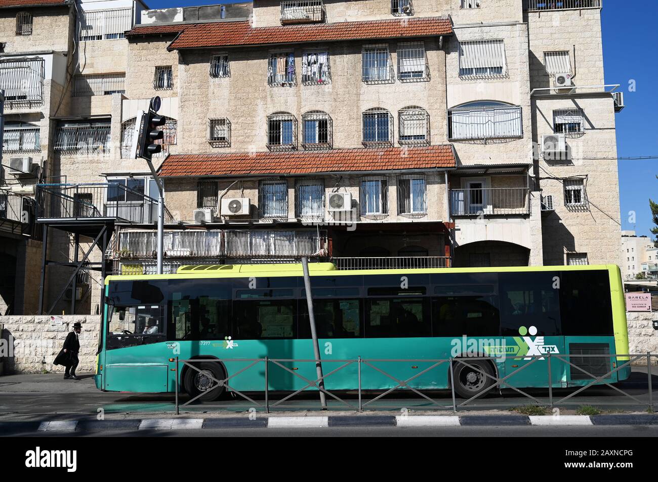 Bus israélien Egged Banque D'Images