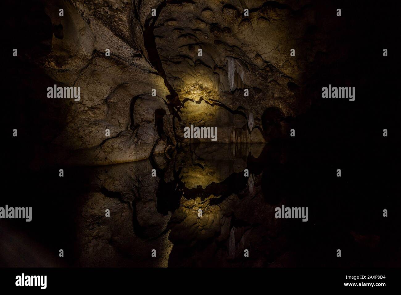 Grottes vertes grottes en Jamaïque destination touristique pittoresque Banque D'Images