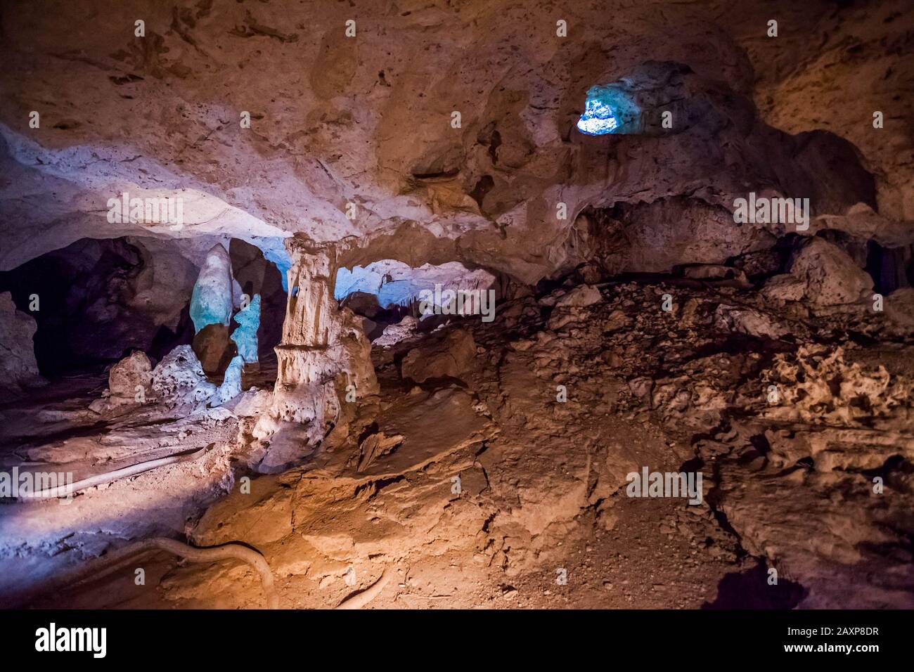 Grottes vertes grottes en Jamaïque destination touristique pittoresque Banque D'Images