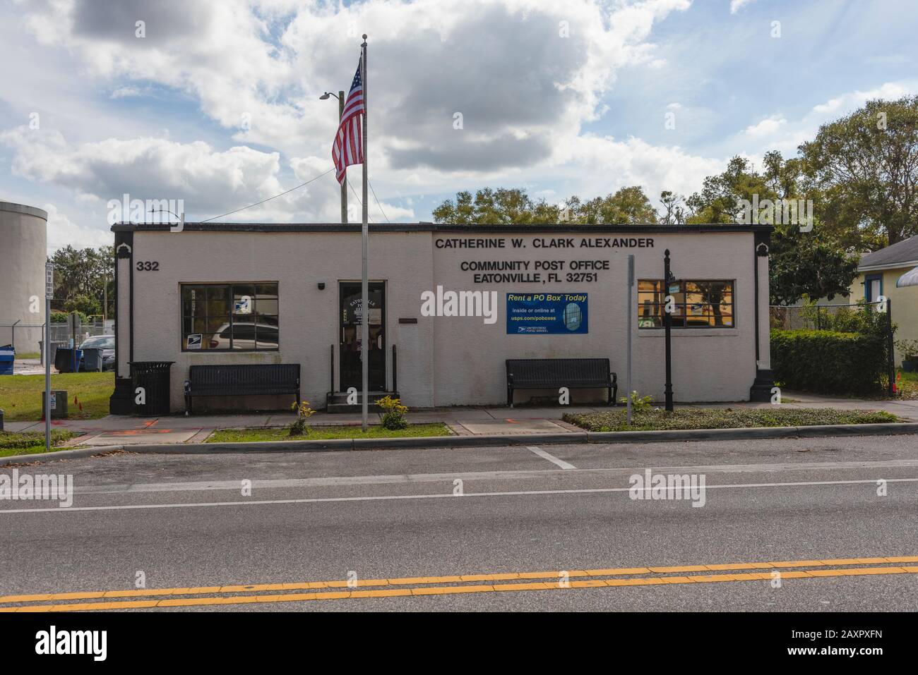 Catherine W. Clark Alexander Bureau De Poste Des États-Unis Eatonville, Floride États-Unis Banque D'Images