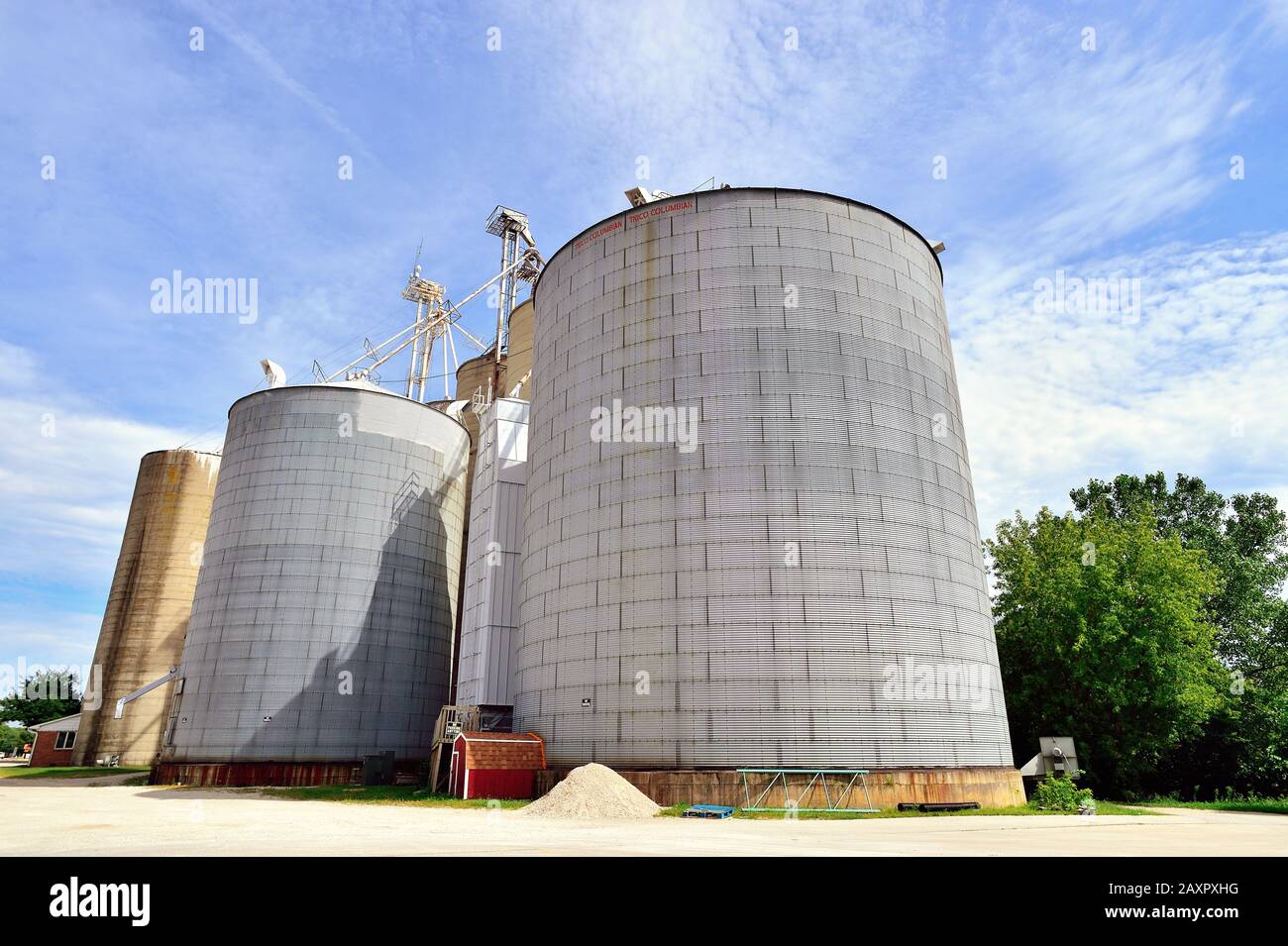 Minooka, Illinois, États-Unis. Une coopérative agricole communautaire dans la ville de Minooka, dans le nord-est de l'Illinois. Banque D'Images
