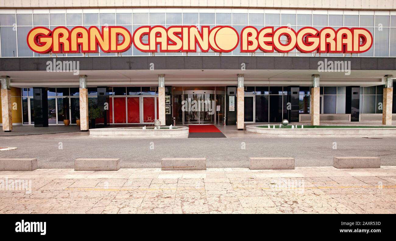 Casino, Architecture, Belgrade, Serbie Banque D'Images