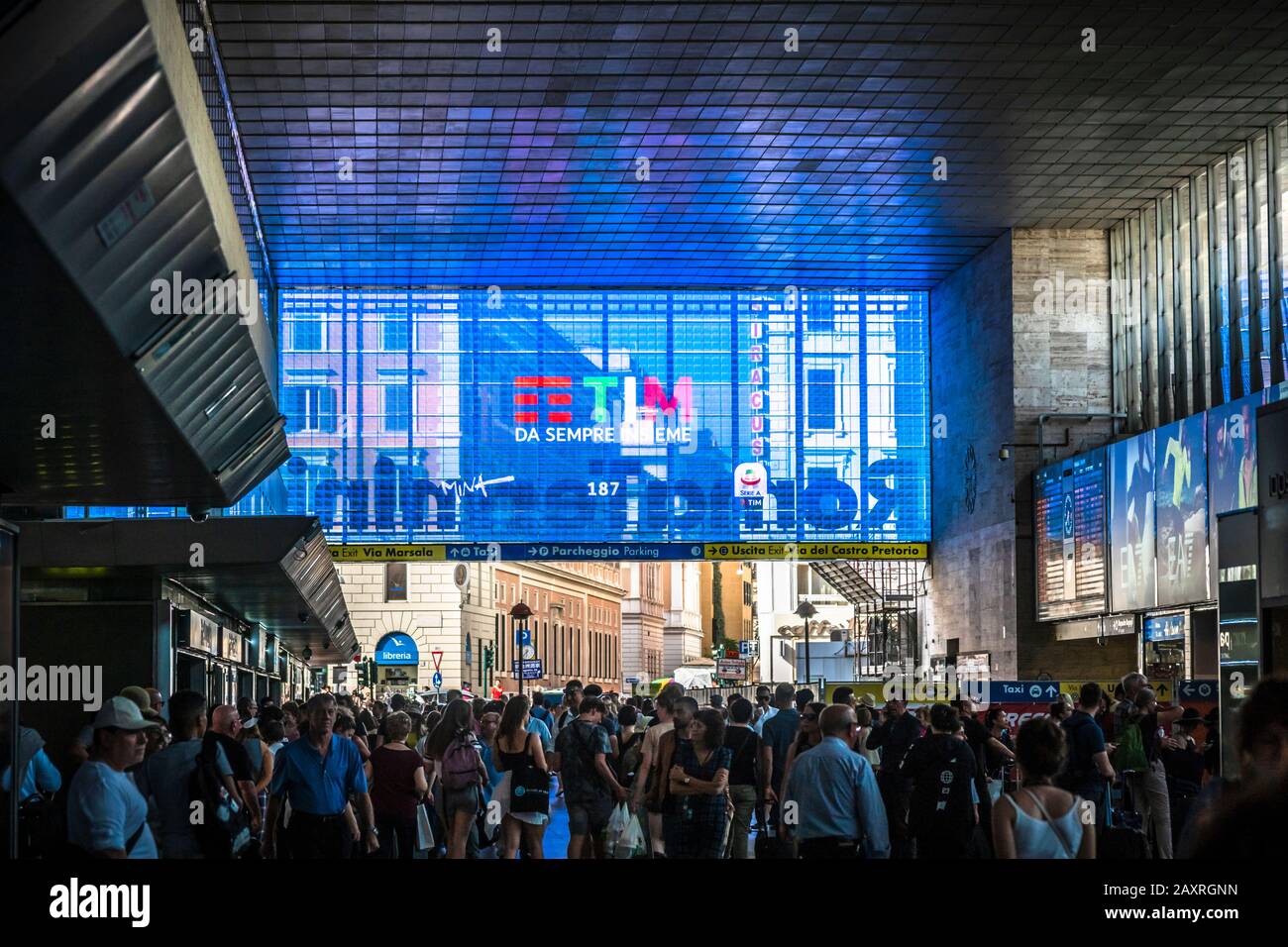 Gare Termini, Rome, Lazio, Italie Banque D'Images