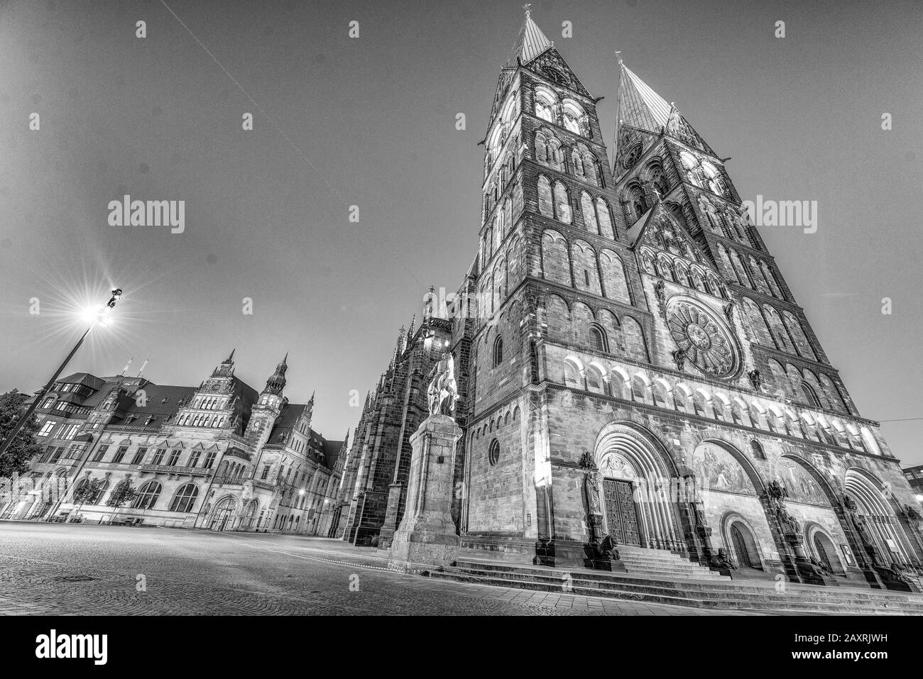 Cathédrale De Brême, Allemagne. Banque D'Images