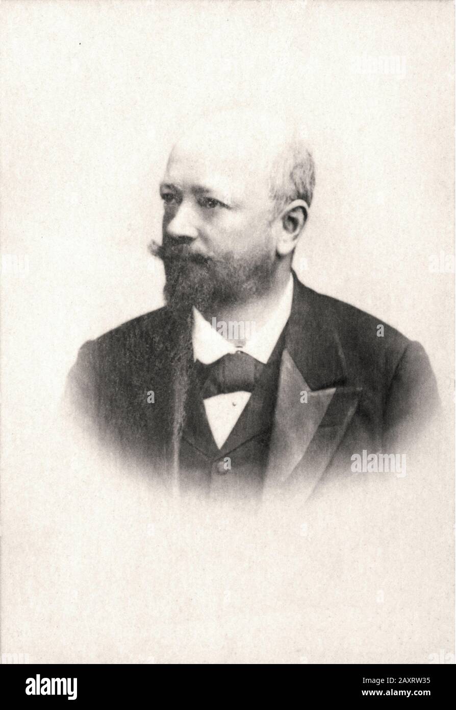 Henry Boucher (1847-1927 ) était un politicien français. Banque D'Images
