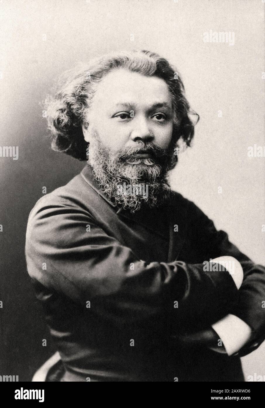Clovis Hugues (1851 – 1907) était poète, journaliste, dramatiste, romancier et militant socialiste français. Banque D'Images