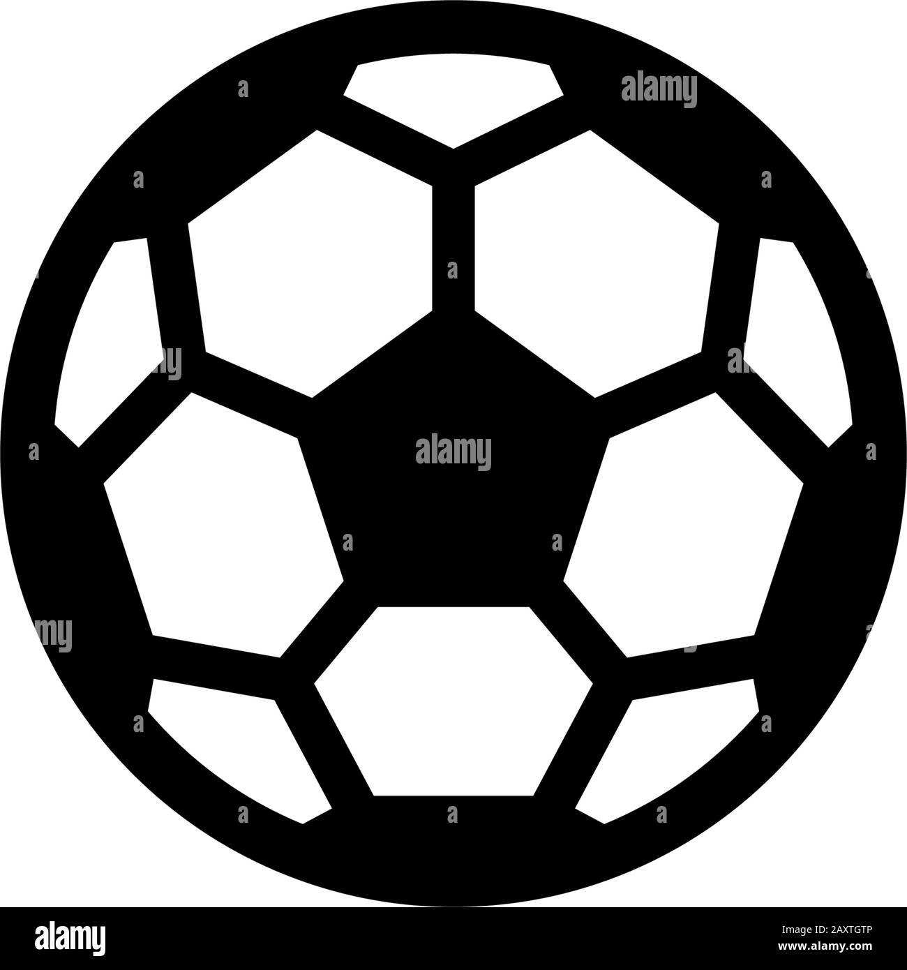 Modèle de motif icône de ballon de football Illustration de Vecteur Modèle de motif icône de ballon de football Illustration de Vecteur