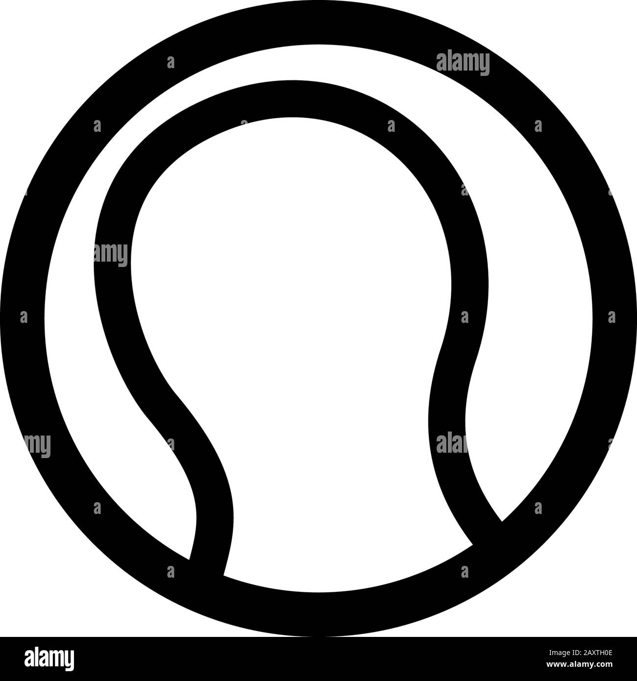 Modèle à motif icône de balle de tennis Illustration de Vecteur