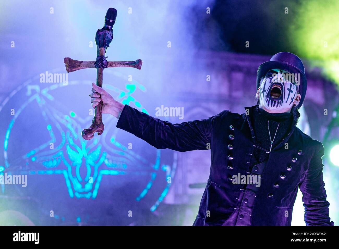 24 juillet 2015 Brisstow, va - King Diamond en spectacle au Rockstar Energy Drink Mayhem Music Festival Banque D'Images