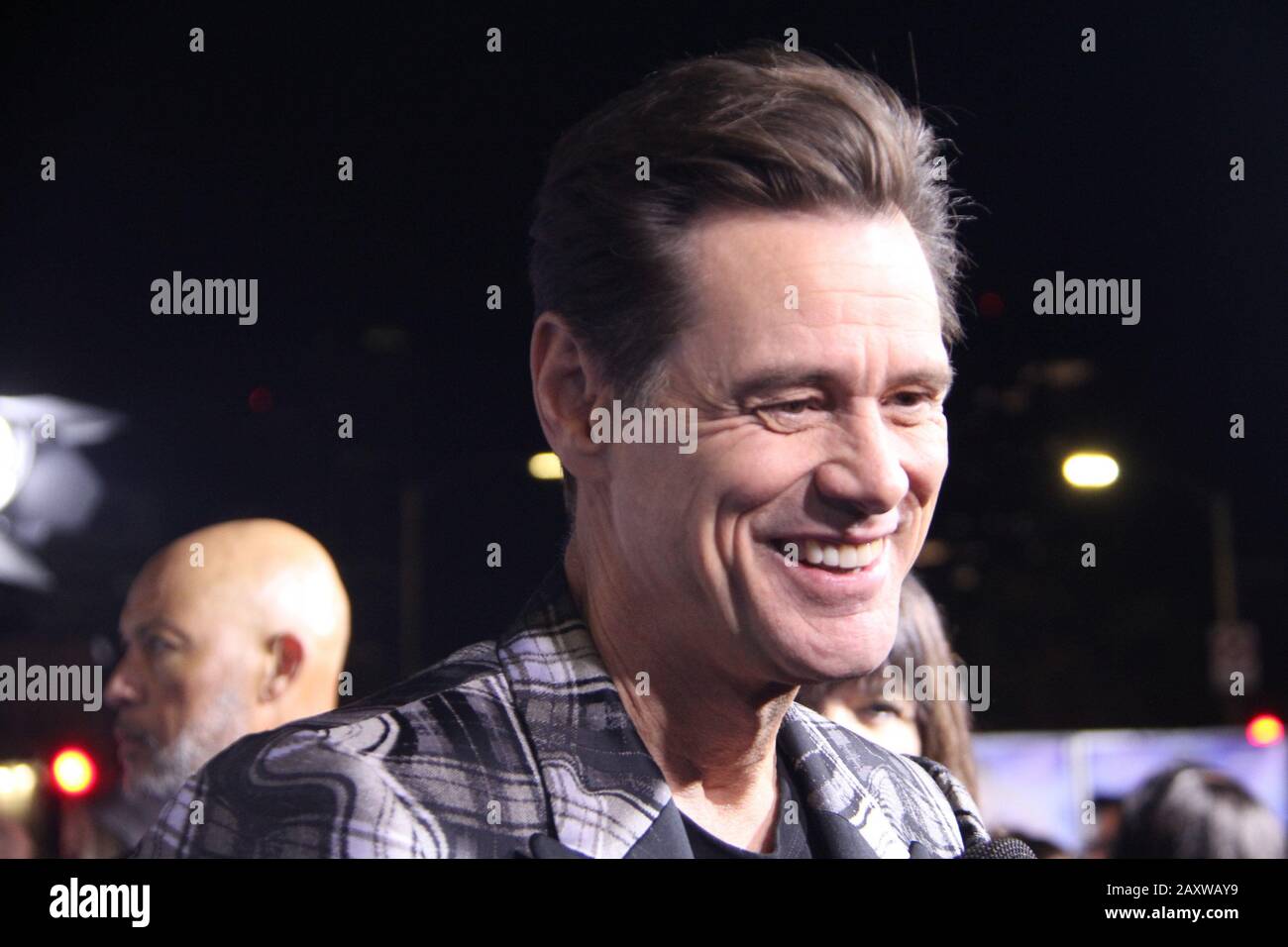 Jim Carrey 02/12/2020 « Sonic The Hedgehog », examen spécial tenu au Regency Village Theatre de Los Angeles, Californie. Photo de I. Hasegawa / HNW / PictureLux Banque D'Images