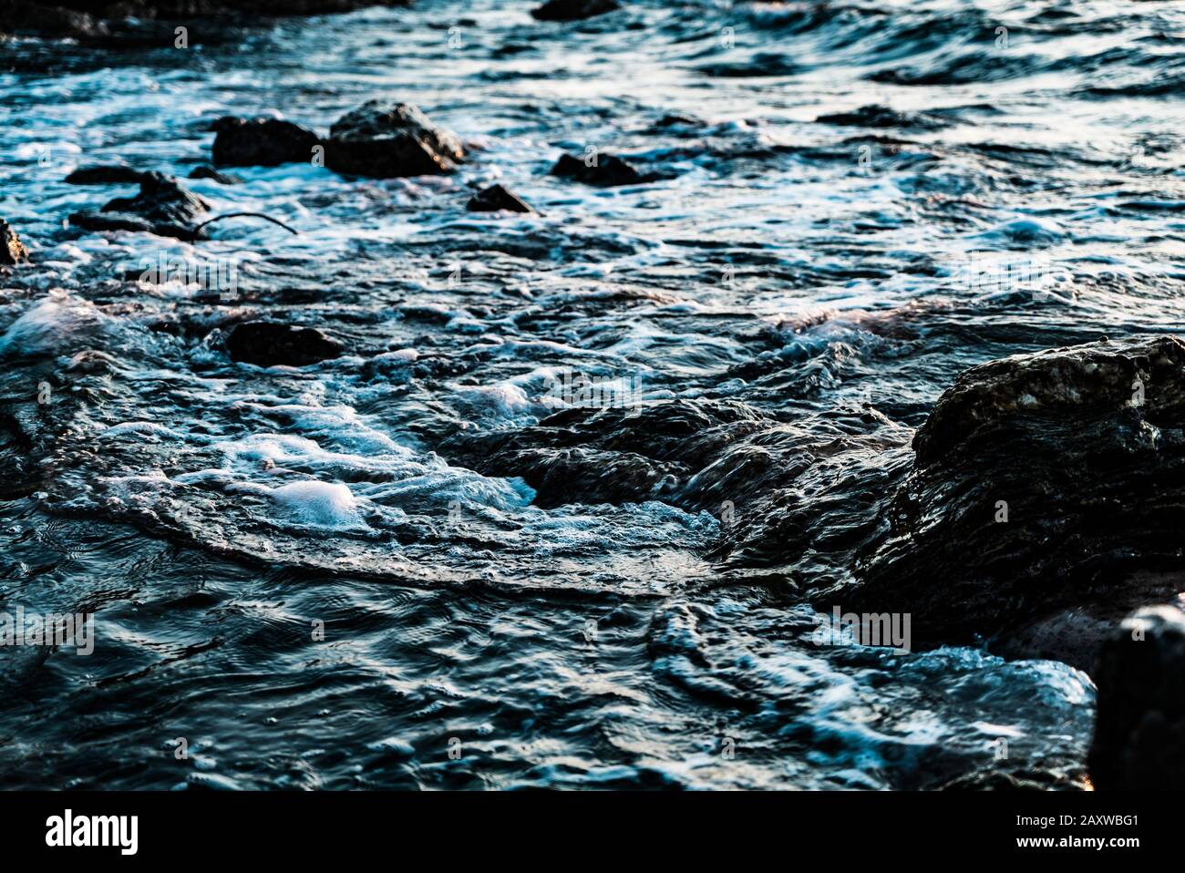 Vagues de l’océan Banque D'Images