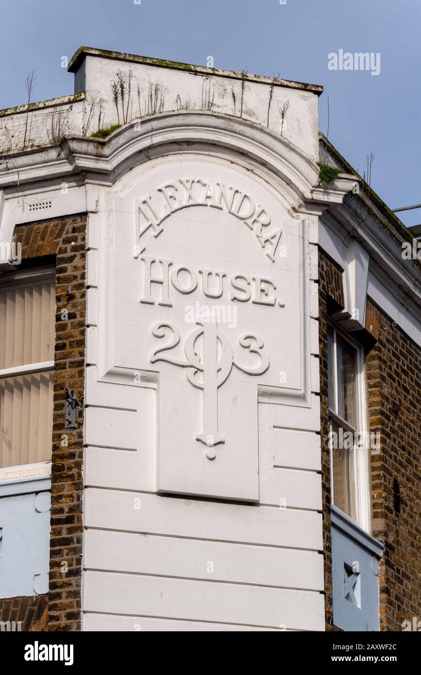 Alexandra House en grès vintage dans High Street, Southend on Sea, Essex, Royaume-Uni. Site d'un pub à la jonction avec la rue High et la rue Alexandra Banque D'Images