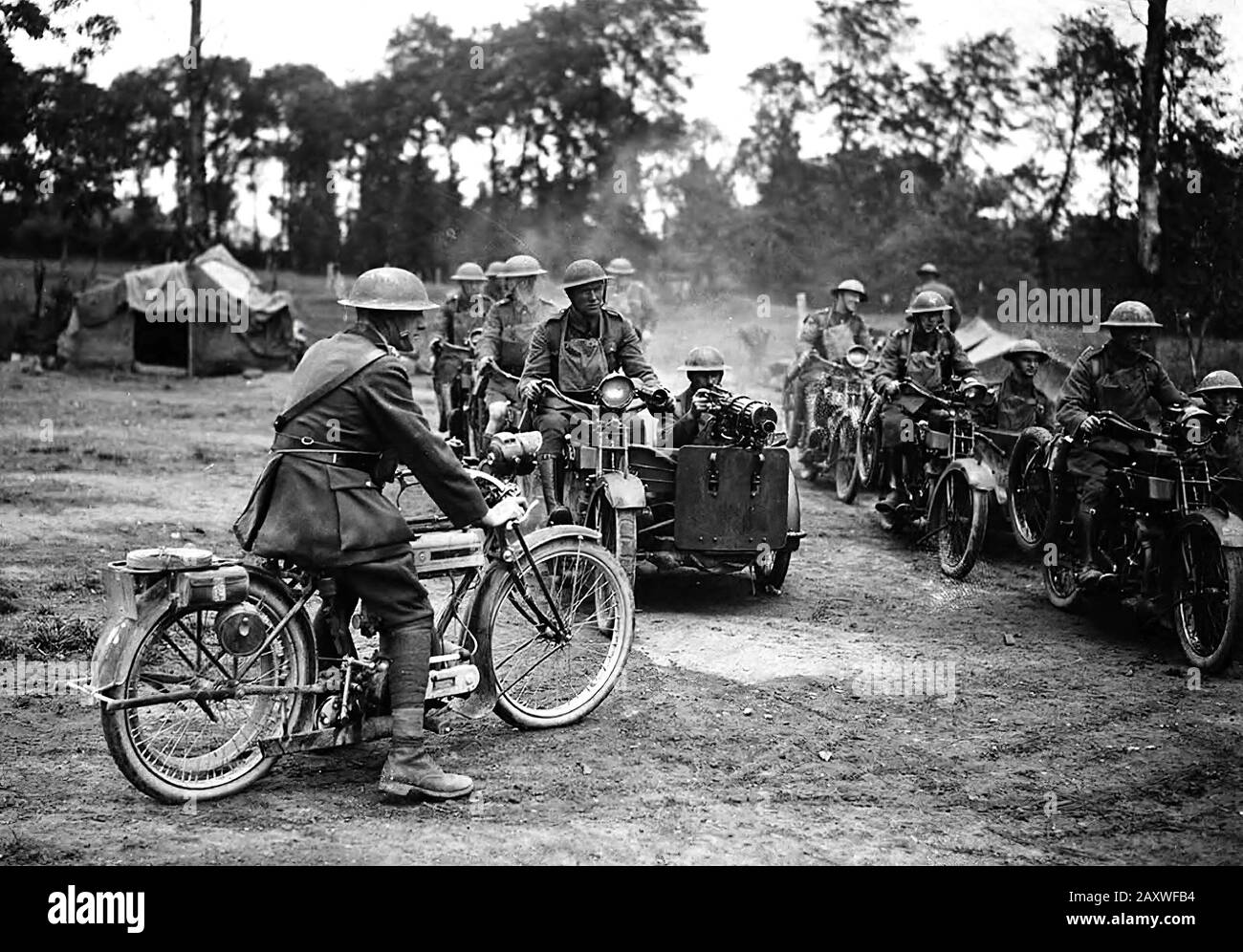 La technologie et les armes de la Première Guerre mondiale, 1914-1918 Banque D'Images