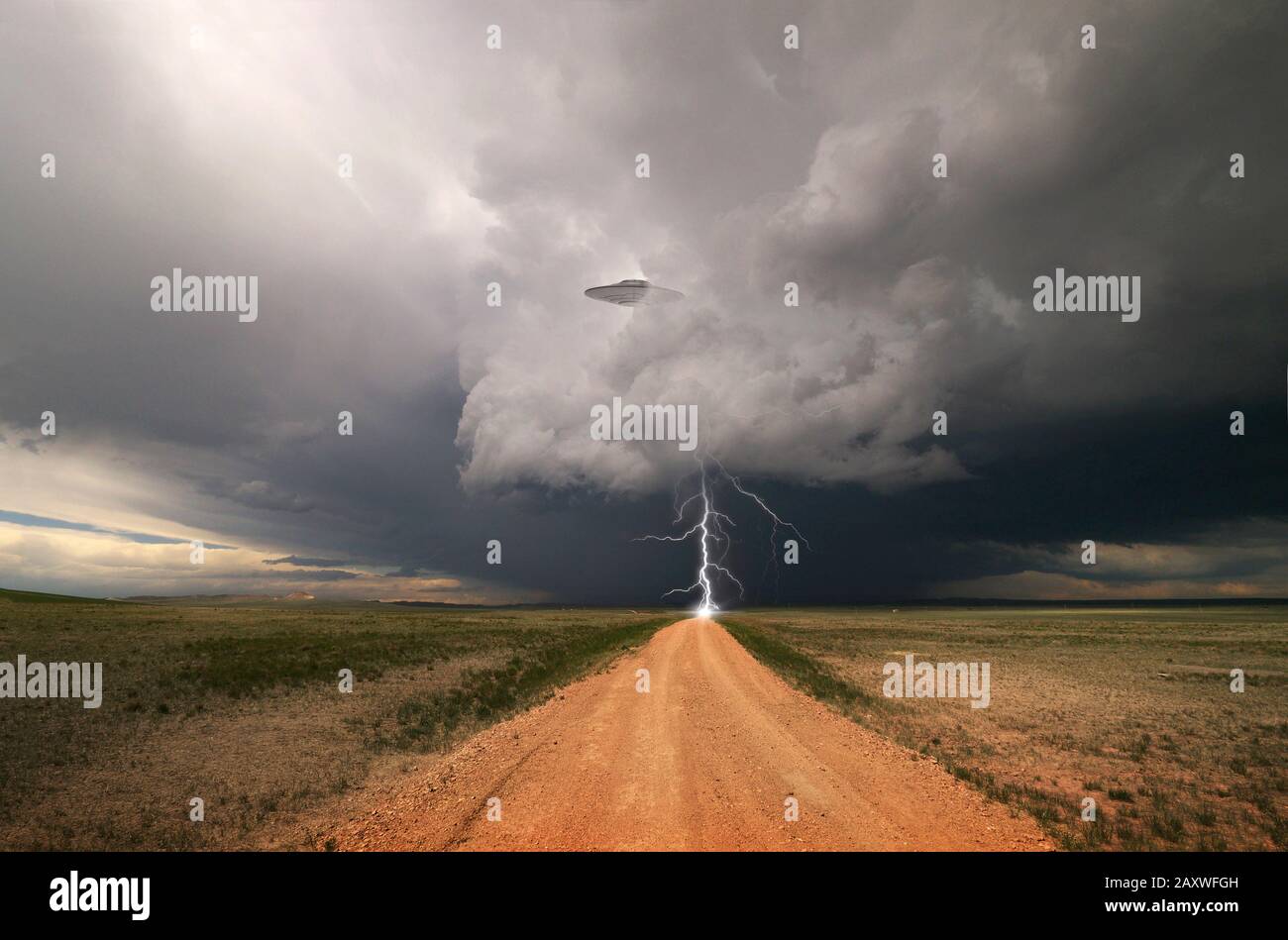 ...c'est le genre de temps qui provoque des plantages... Banque D'Images