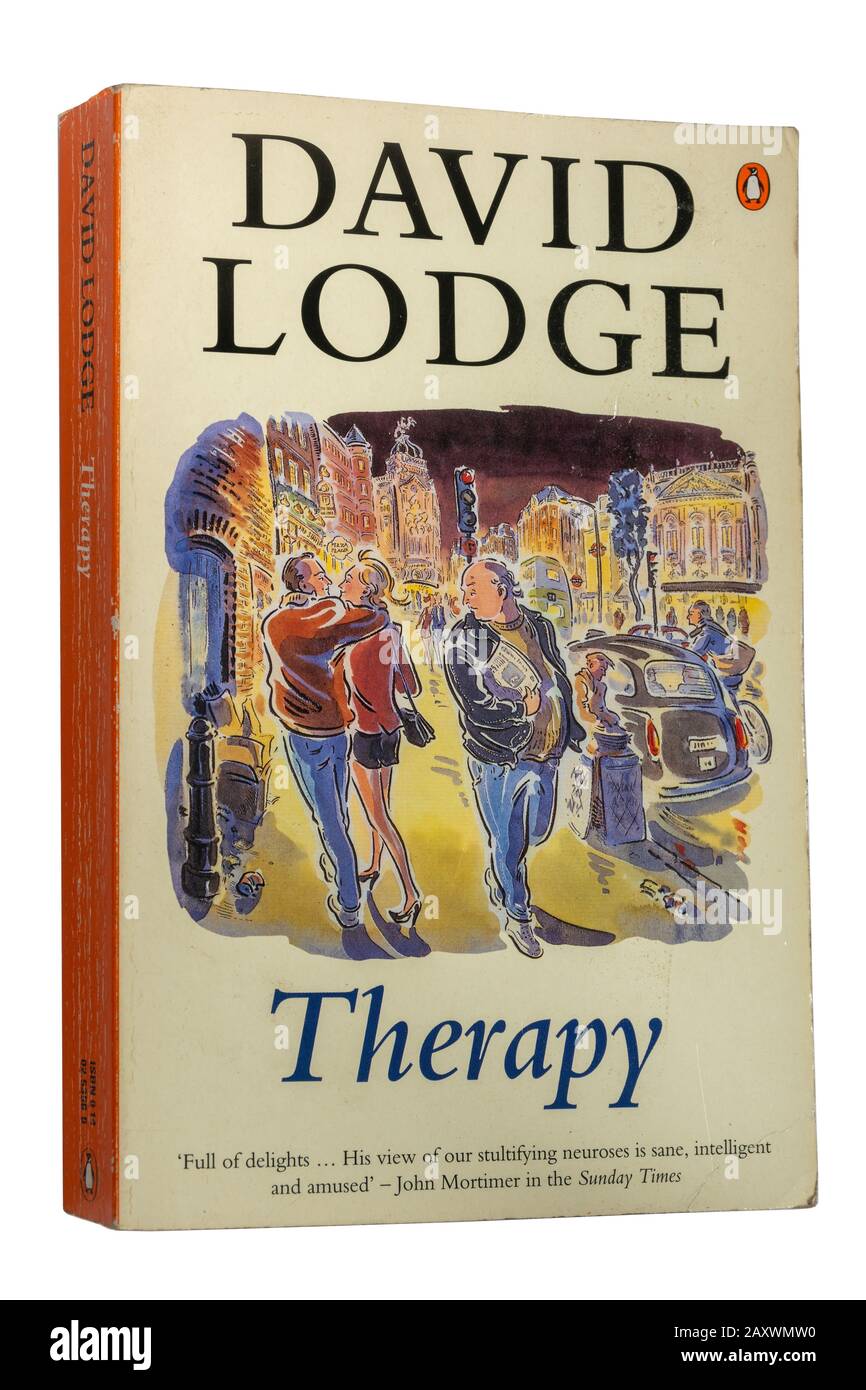 Thérapie, un roman de David Lodge, livre de poche Banque D'Images