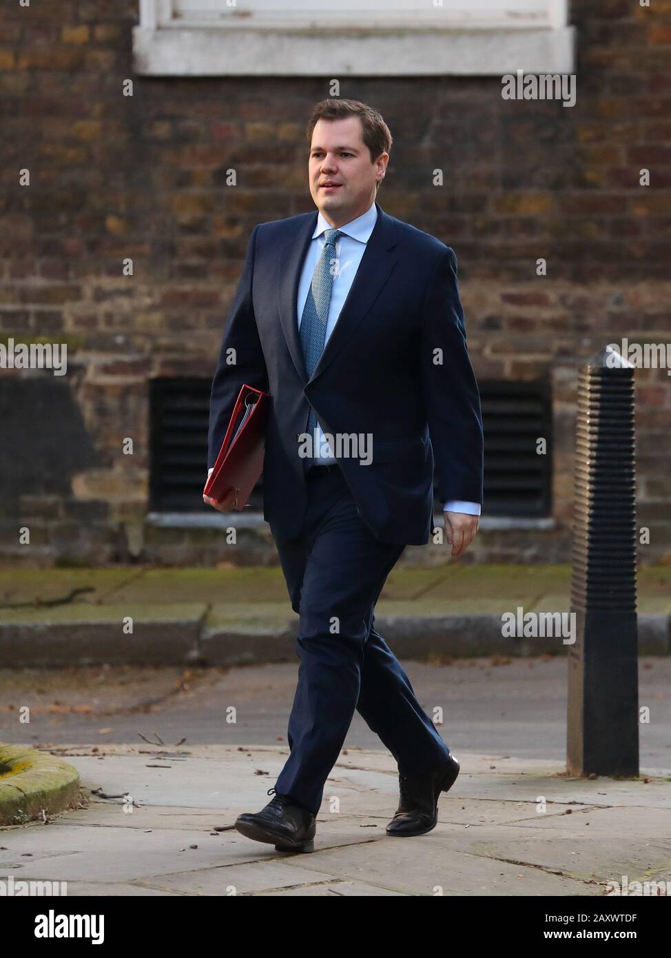 Londres, Royaume-Uni, 11 février 2020, Robert Jenrick, secrétaire au logement, arrive à la réunion hebdomadaire du Cabinet. Crédit: Uwe Deffner / Alay Live News. Actualités En Direct. Banque D'Images