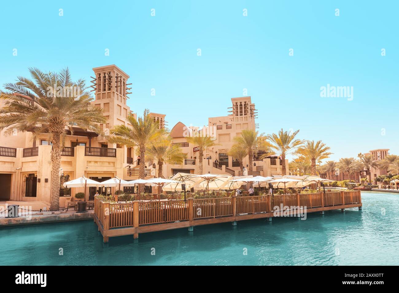 27 novembre 2019, Dubaï, Emirats Arabes Unis : Centre commercial Madinat Jumeirah et hôtel Banque D'Images