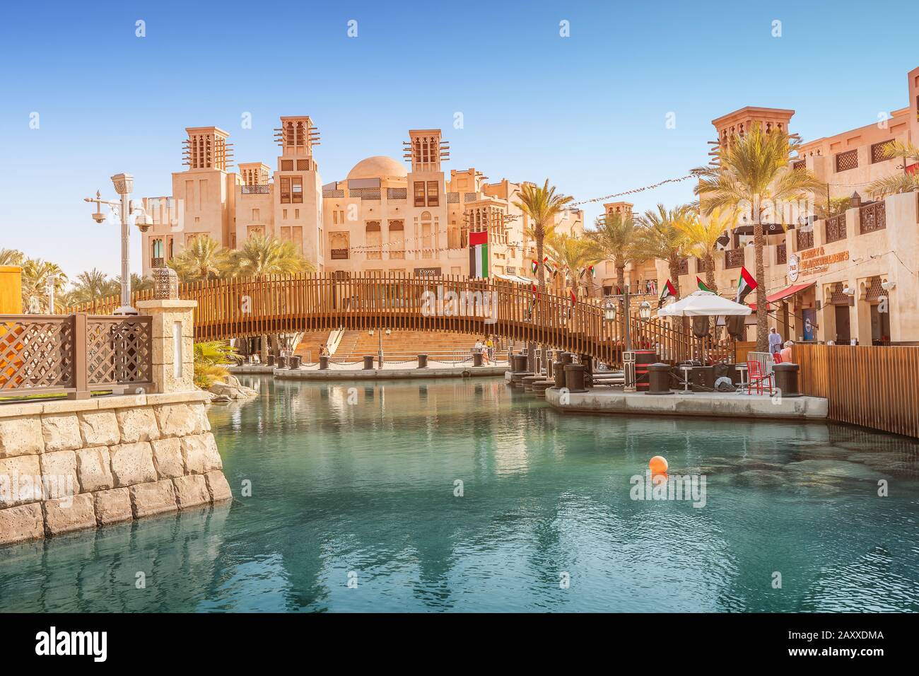 27 novembre 2019, Dubaï, Emirats Arabes Unis : Centre commercial Madinat Jumeirah et hôtel Banque D'Images