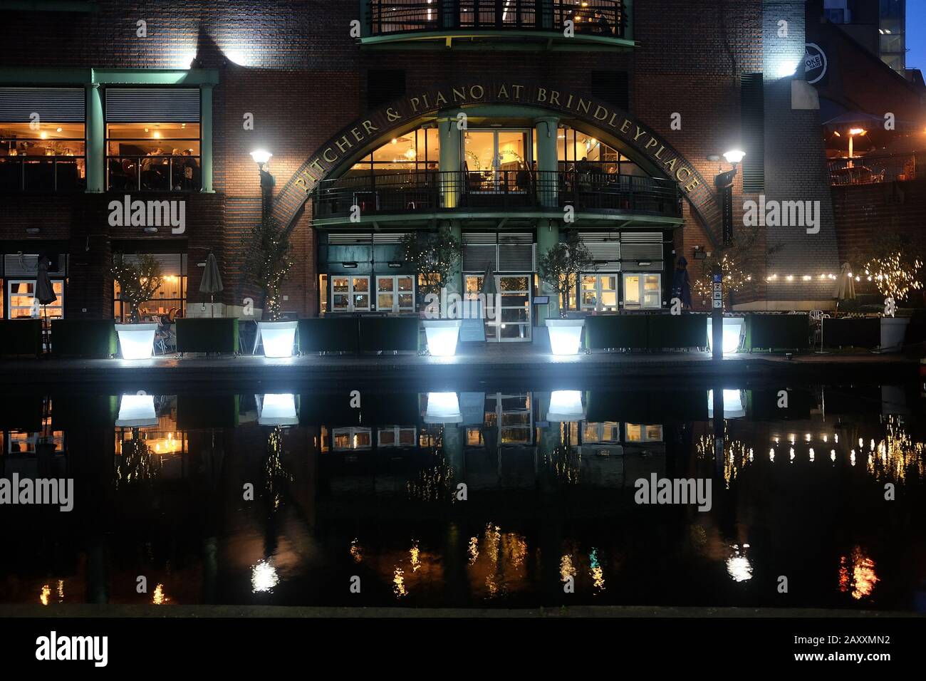 Février 2020, Petite Venise, Birmingham, Royaume-Uni Banque D'Images