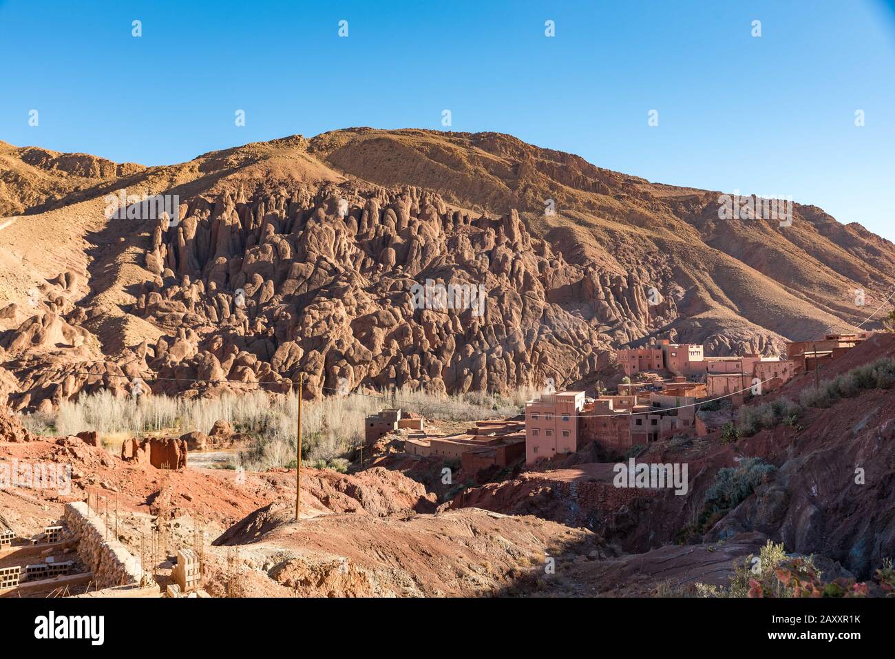 Dades Gorge, Maroc, Montagnes Du Haut Atlas Banque D'Images