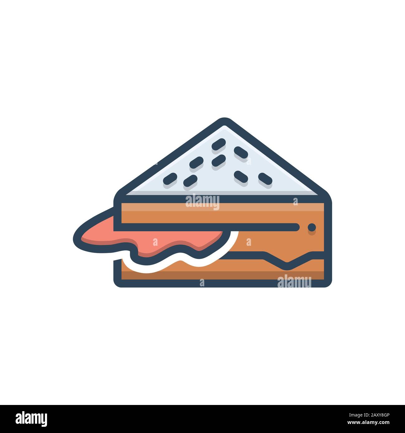 Illustration du hamburger sandwich Illustration de Vecteur