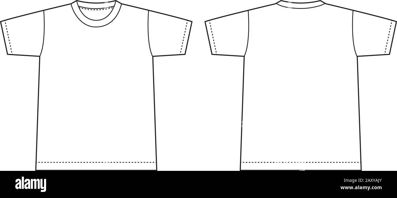 Illustration des tee-shirts à manches courtes Illustration de Vecteur